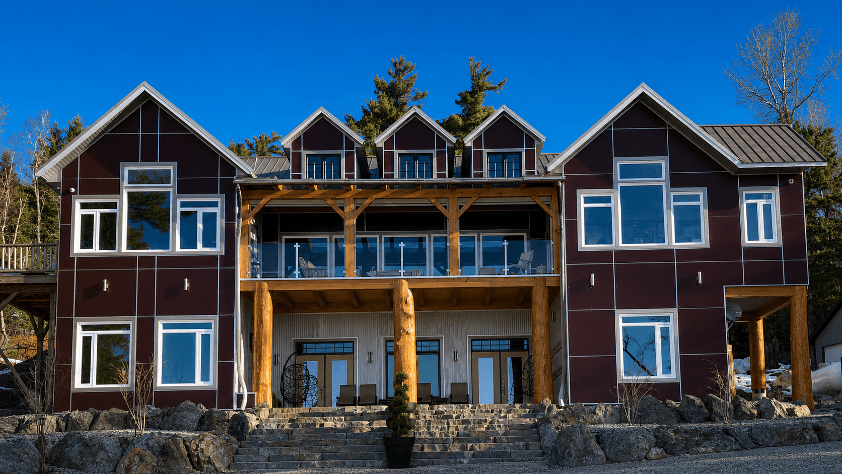 Completed Oakwood metal roofing project from 2019.